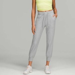 Lululemon Ready to Rulu High Rise Jogger in Heathered Raceway Grey
